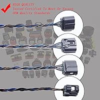 Vista 3 de Sensor de flujo de aire masivo Medidor MAF arnés conector enchufe 22204-31020 para Toyota Venza Highlander Matrix Avalon RAV4 Camry Corolla Sienna