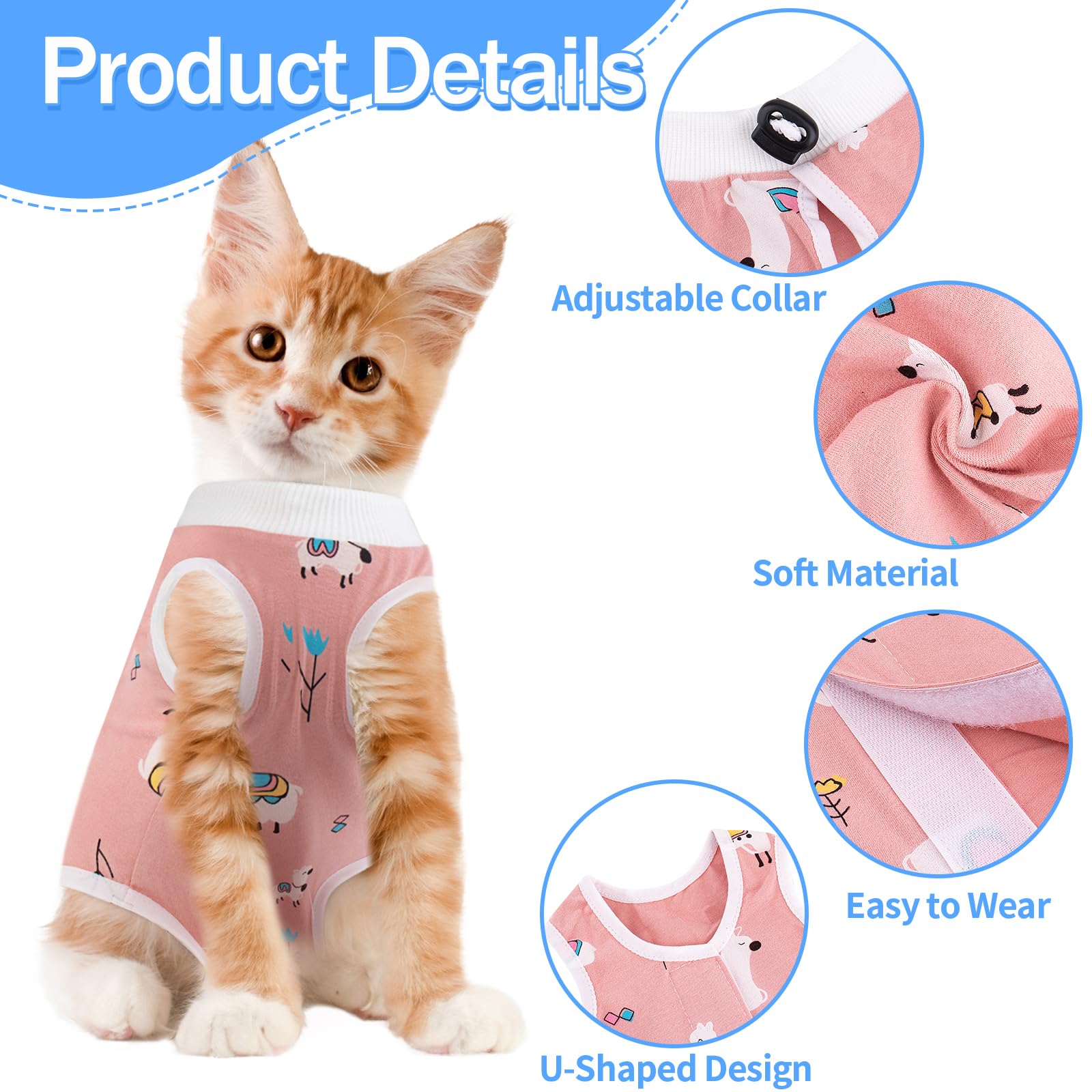 Post Op How To Neuter Male Cat Cat Recovery Suit Male Full Hpetppy