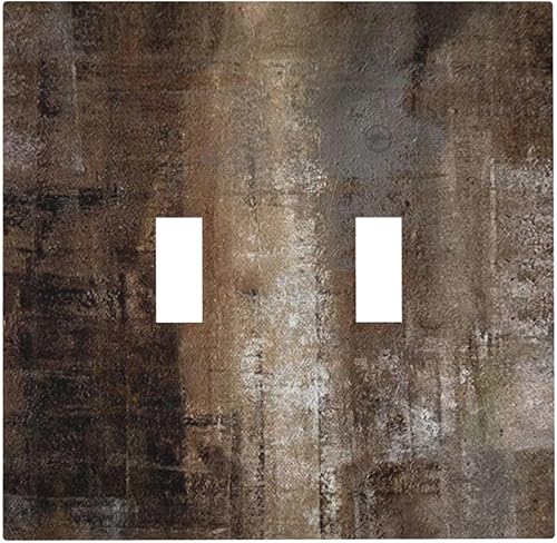 Miniatura 188 de Cubierta de Interruptor de Luz de Palanca de 1 Gang con Estampado de Bosque de Pinos Rústico Campestre, Cabaña Lodge Granero Bosque Forestal de