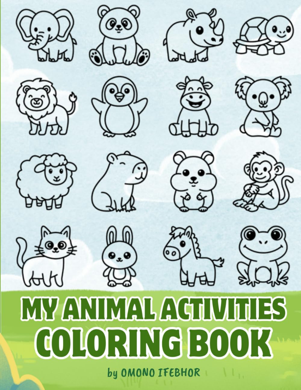 My Animal Activities: Coloring Book