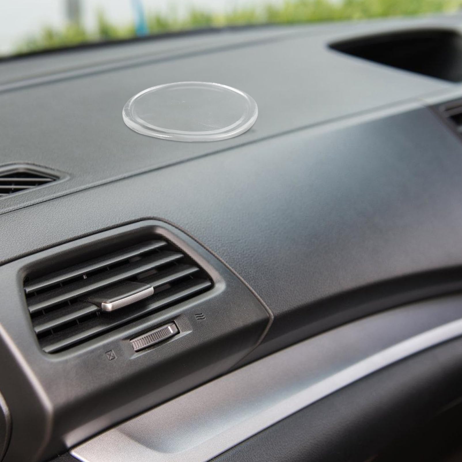 Happyyami 6Pcs Dashboard Sticky Phone Grip Pads Removable Washable Non Slip Mat for Car Durable Pads for Phones Keys Items Fit