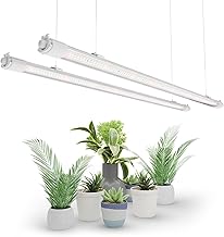 MARS HYDRO VG80 LED Plant Lamp, 120 cm LED Grow Lamp Full Spectrum for Indoor Plants, Greenhouse, Grow Shelves, IP65 Waterproof Grow Light for Seedlings Vegetables Blossom Flowers 2 Pack 80 W