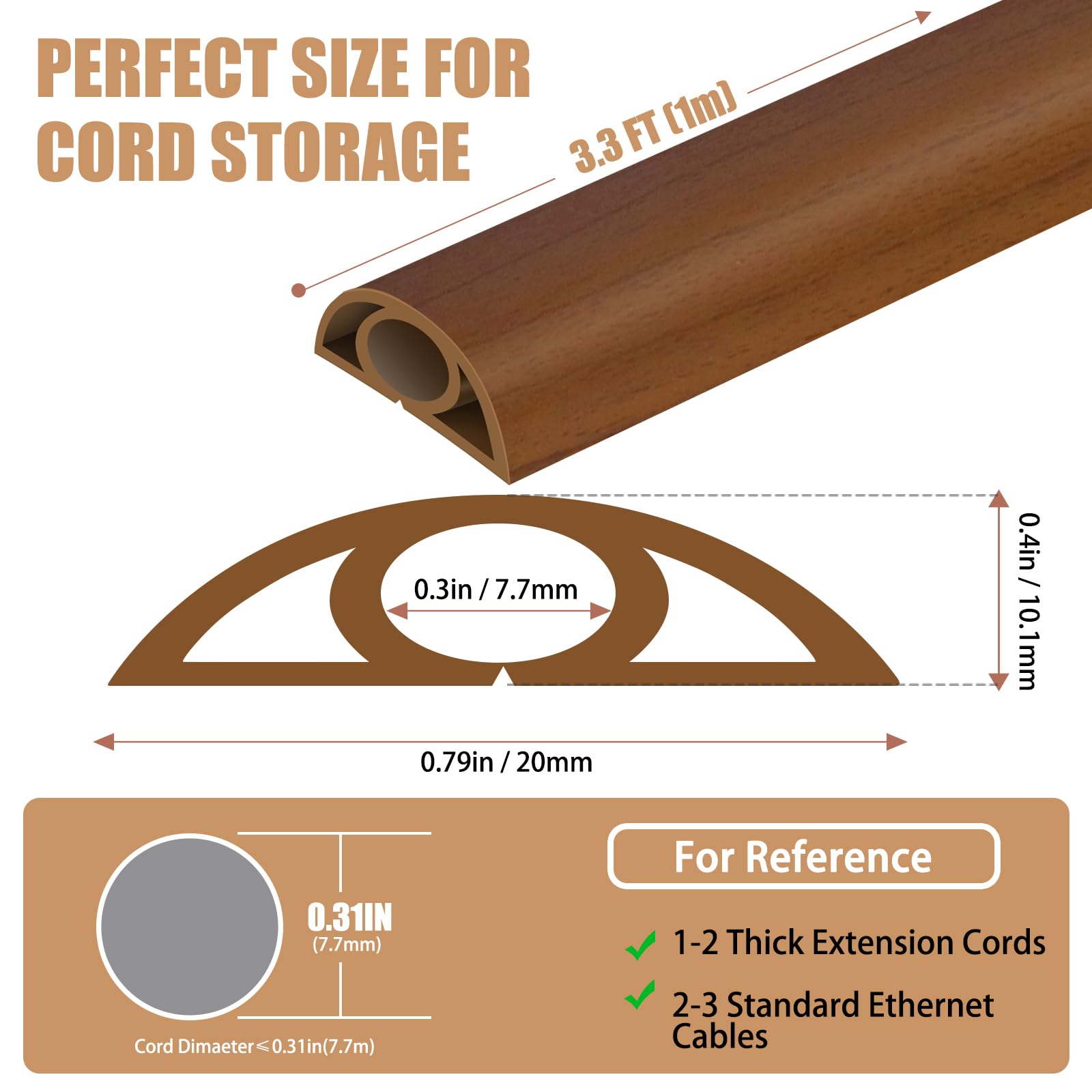 Canalina Passacavi Pavimento - Canalina Passacavi Calpestabile, Protezioni per Cavo a Pavimento, Protezione Cavi Per Uffici, Concerti Ecc, Protezione Dei Cavi E Prevenzione Dei Rischi Di Inciampo - 3