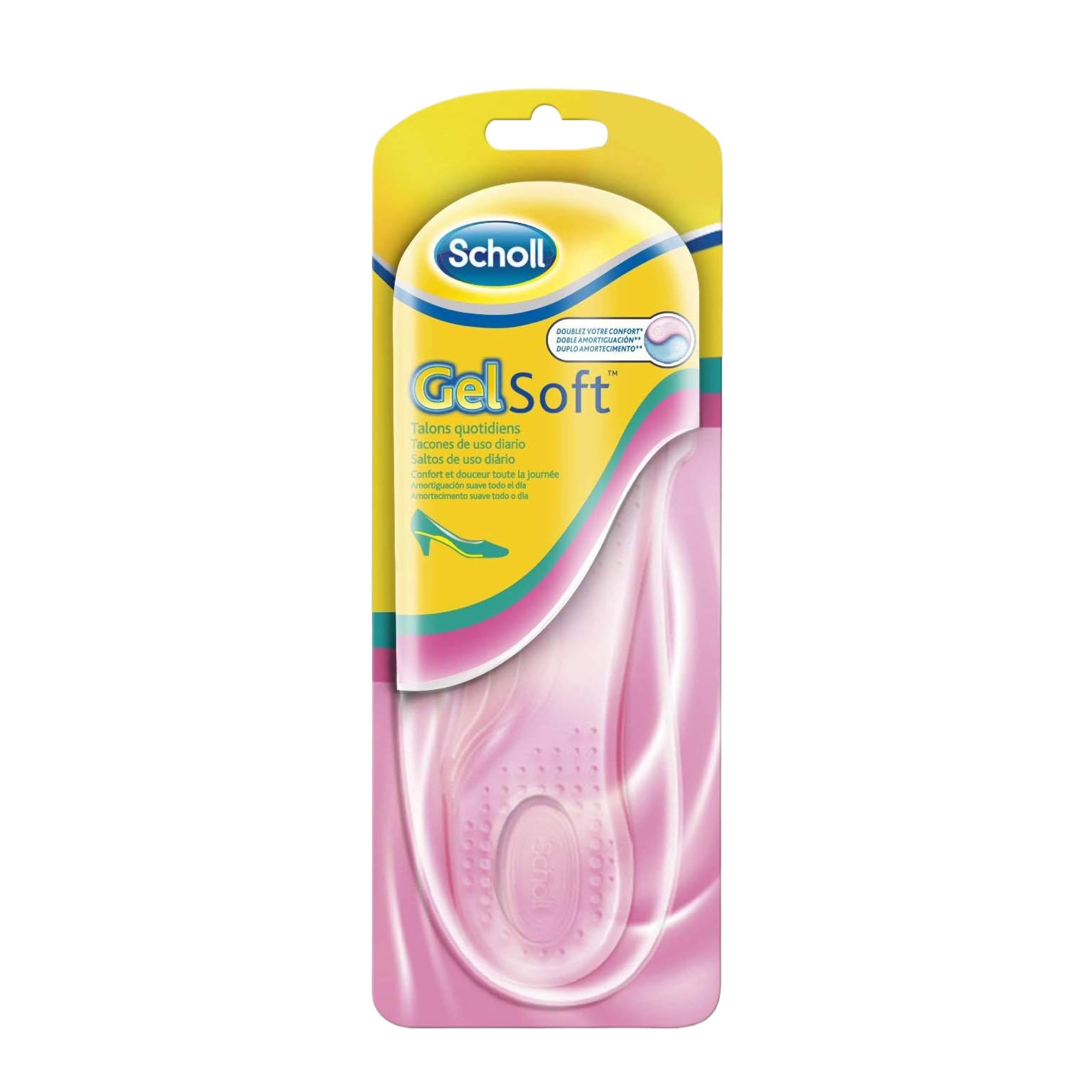 Semelles GelSoft Scholl pour rester debout et marcher toute la journée en ville