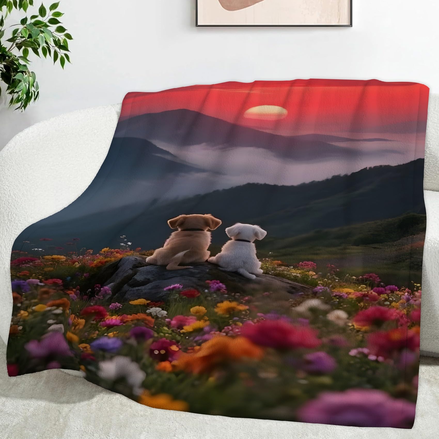 Koce górskie kocyki dla szczeniąt koc na łóżko pojedyncze ciepłe miękkie koce na sofę flanelowe 180 x 200 cm na wszystkie pory roku