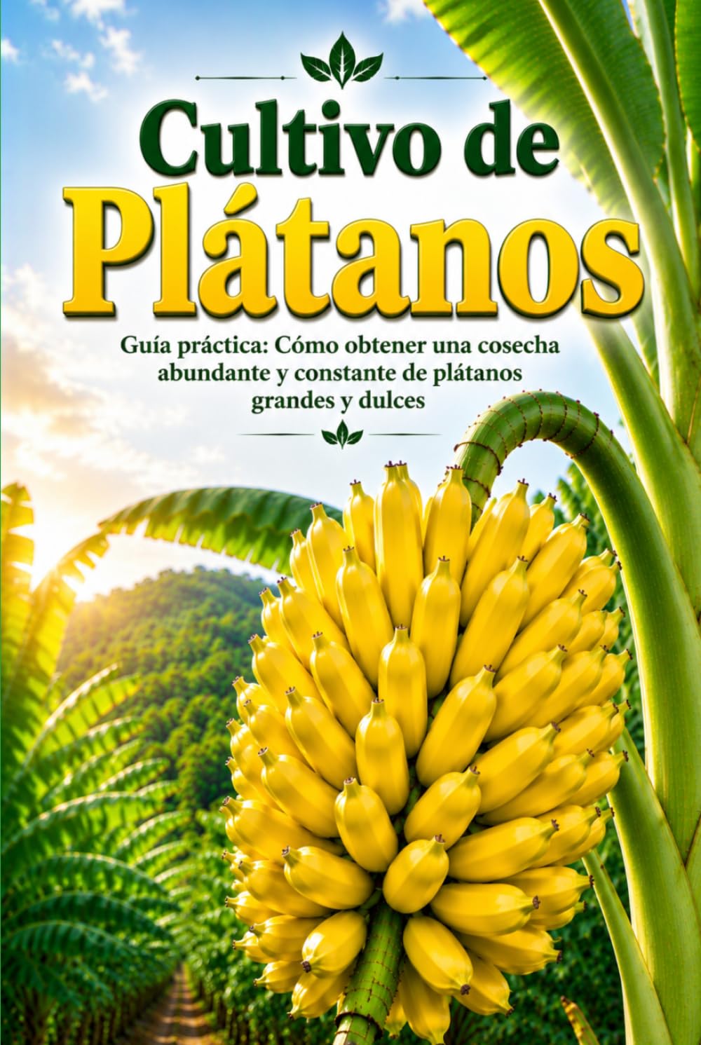 Cultivo de Plátanos: Guía práctica: Cómo obtener una cosecha abundante y constante de plátanos grandes y dulces