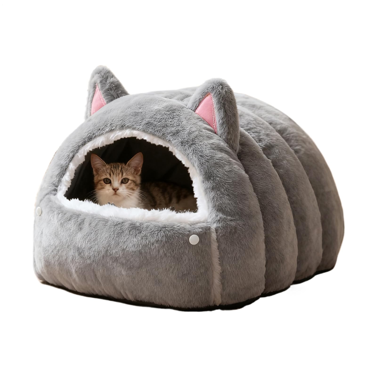 Katzenbett Für Kätzchen - Winter Warm Schlafversteck - Katzenhöhle Haus | Für Welpen Und Andere Tiere Im Innenbereich Wie Schlafzimmer Balkon Wohnheim Und