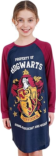 Miniatura 2 de Harry Potter Camisón Camisones Gryffindor para niñas Camisones y camisas de dormir de manga larga para niñas Hogwarts