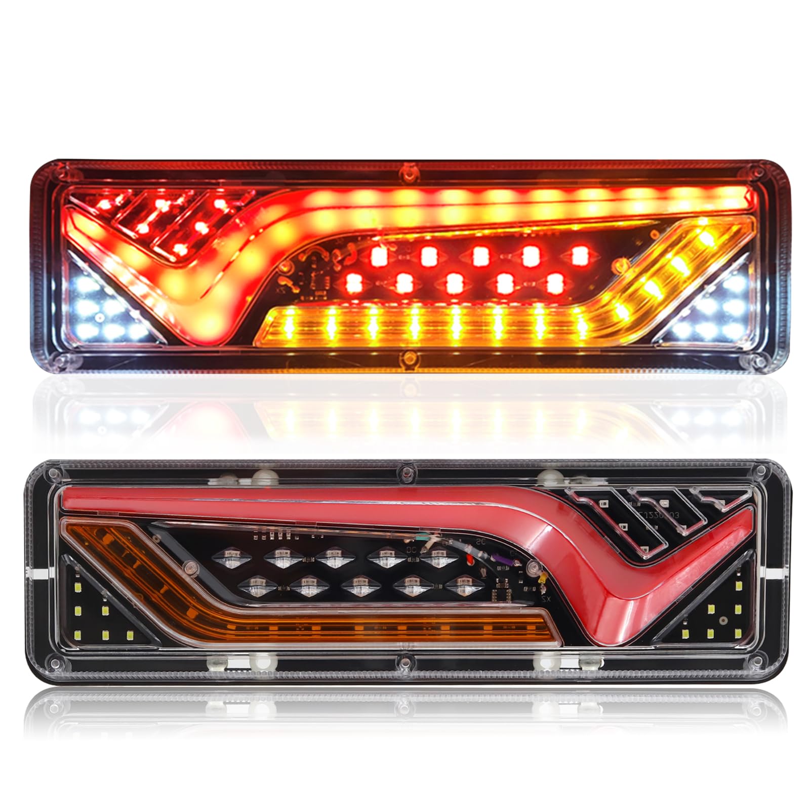 Snapklik.com : LED RV Tail Lights Trailer Rear Light Brake Lights Turn ...