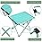 Grope Camping Table with Aluminum Table Top, Folding Beach Table Easy to Carry, Prefect for Outdoor, Picnic, BBQ, Cooking, Festival, Beach, Home (Sky Blue-S)