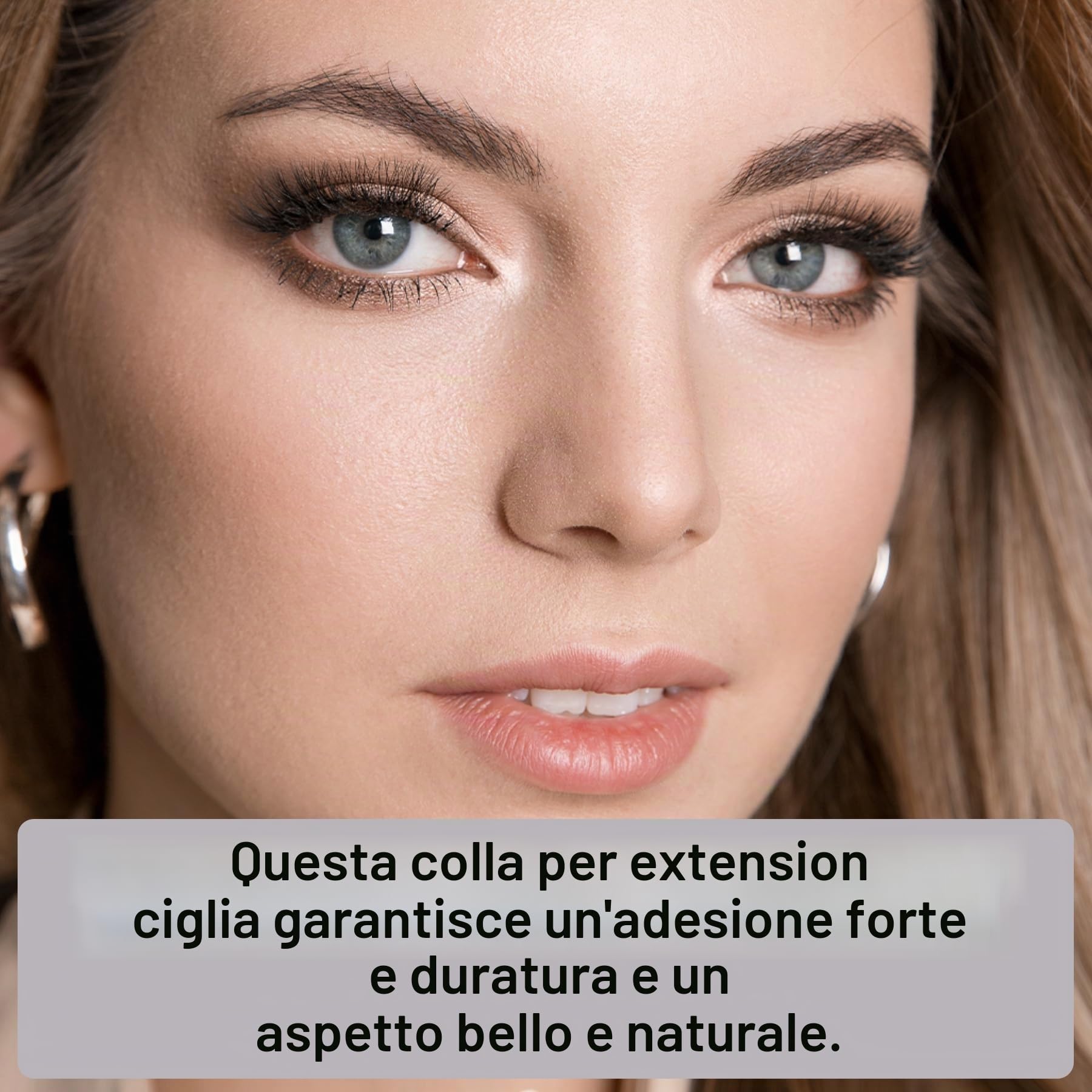 Colla per ciglia LOVELY FOCUS (6ml, colore: NERO) colla fulminea, tempo di asciugatura: 0,5 secondi, adesione di 8 settimane, durevole, per extension ciglia professionali
