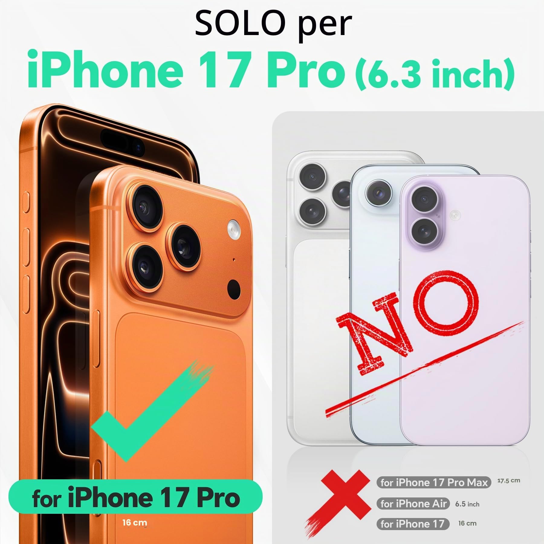 TUCCH Custodia Libro per iPhone 17 Pro 6,3" 5G 2025, Blu | RFID Blocking, Portafoglio Pelle Sintetica TPU, Flip Caso Libro, Funzione Supporto, 3 Slot per Schede