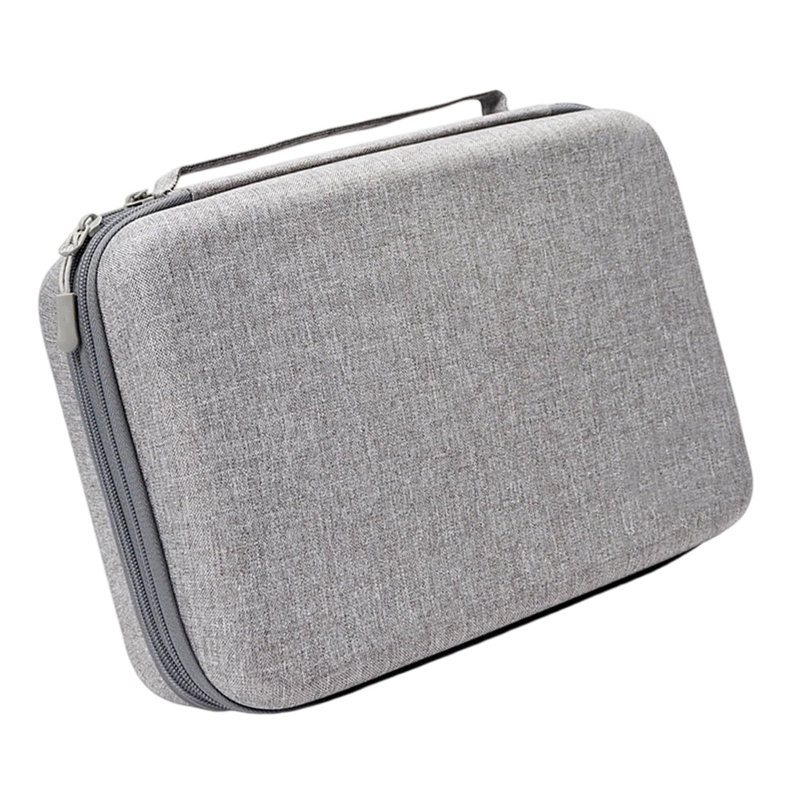 Custodia ergonomica doppia custodia protettiva impermeabile organizer per viaggio antiurto gadget elettronici borsa di immagazzinaggio, grigio