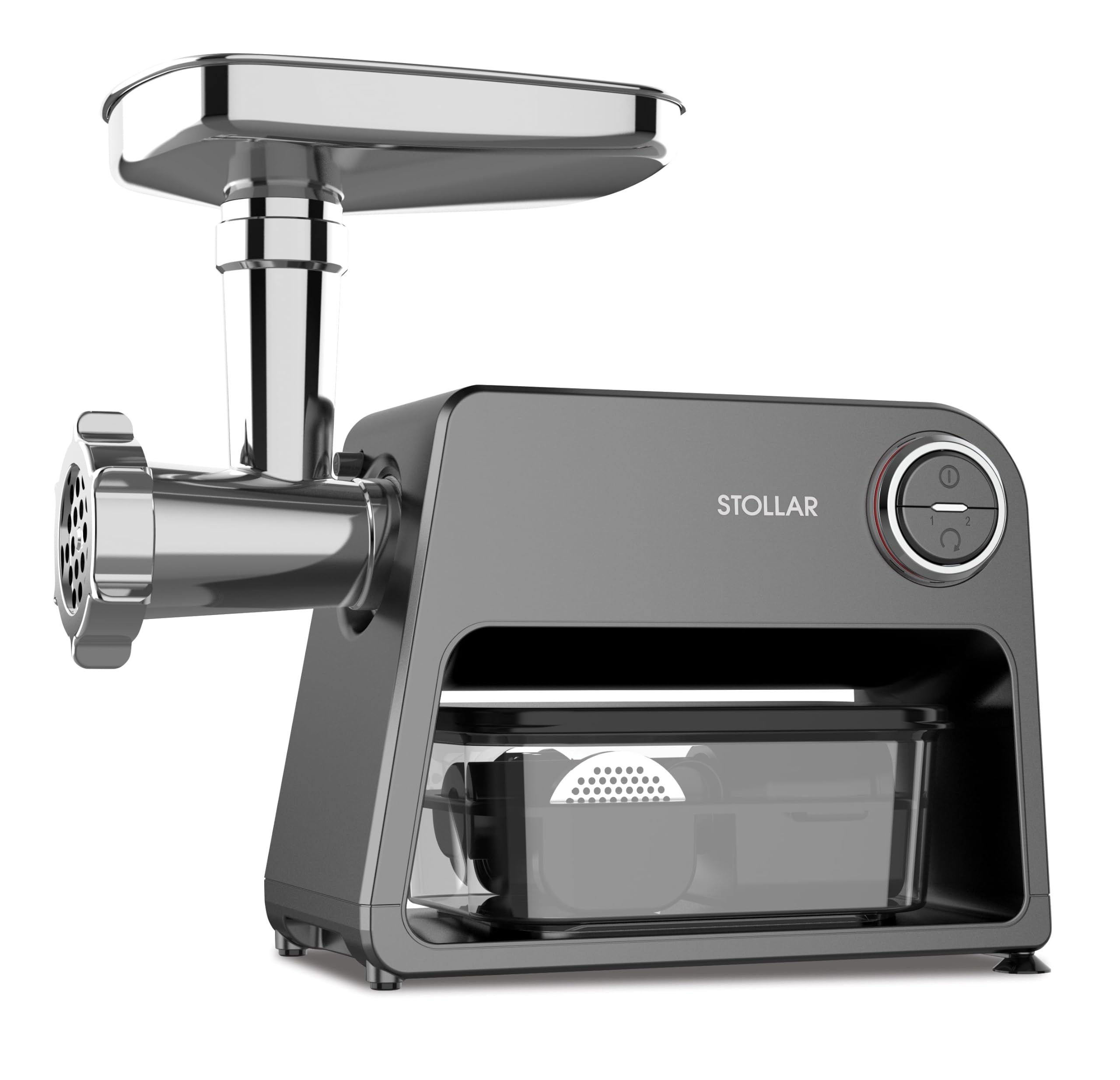 Stollar BMG820 maszynka do mielenia mięsa, silnik 3000 W, 3 opcje mielenia, 2 prędkości, funkcja cofania, akcesoria do kiełbasek i kebabów