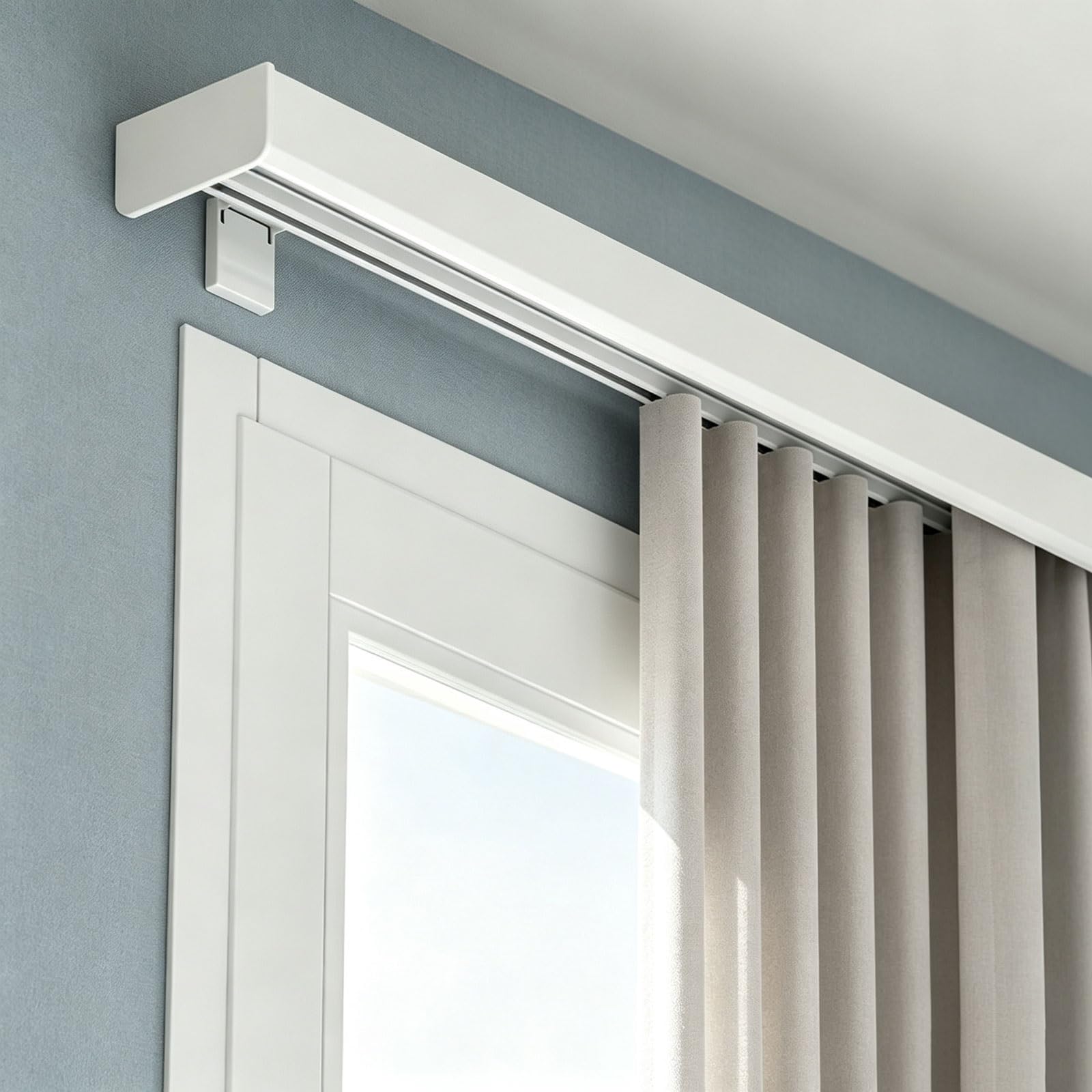 Plafond murs Rail de rideau en aluminium Rail double for rideaux