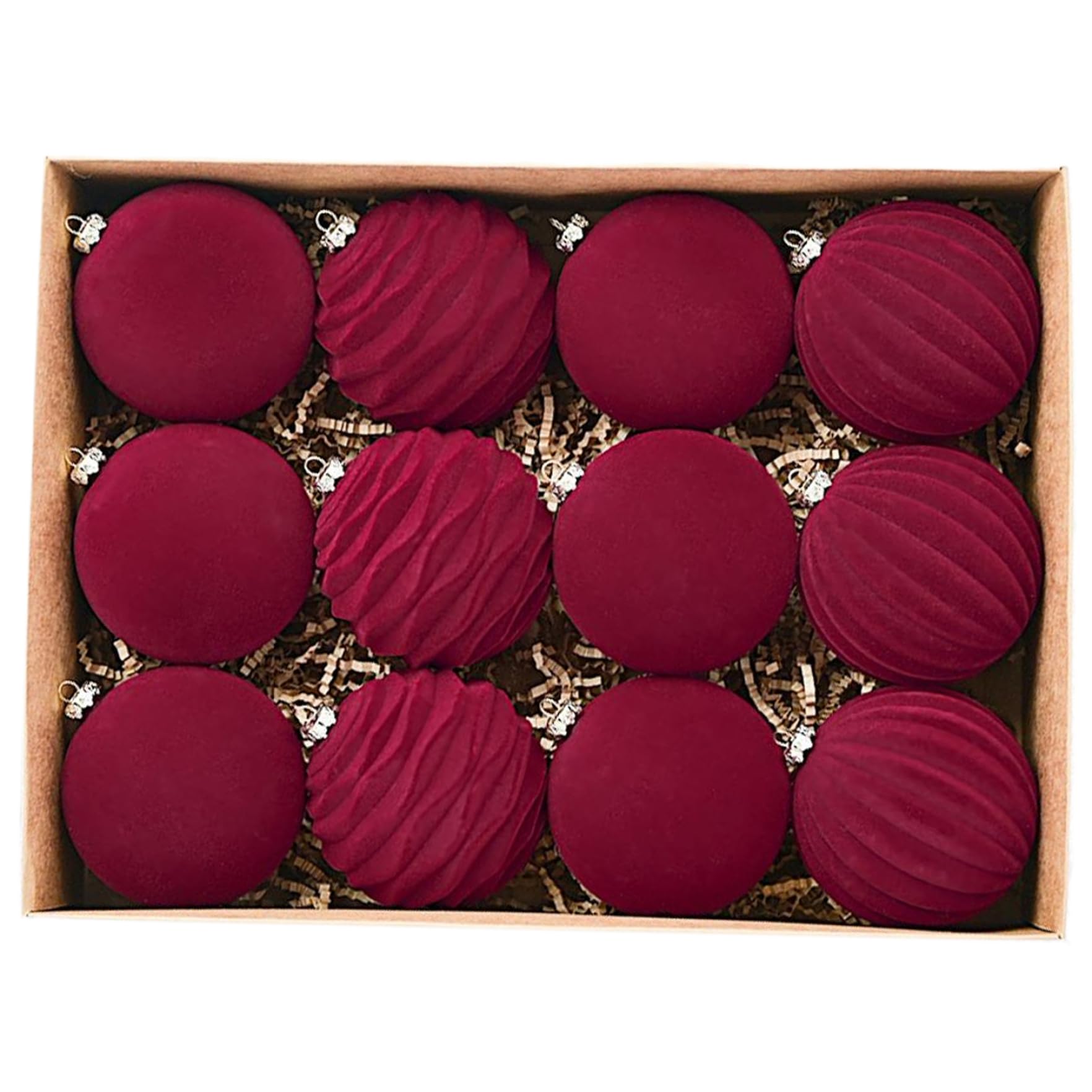 Bolas Navidad Terciopelo Granate Senjie Bolas De Adorno De Navidad De  Terciopelo Burdeos De 3.15 Pulgadas, árbol De Navidad Flocado, 12 Bolas De  Plástico, Adornos Colgantes De Navidad, Decoración Roja Bolas Terciopelo  Granate, image size:1764x1764