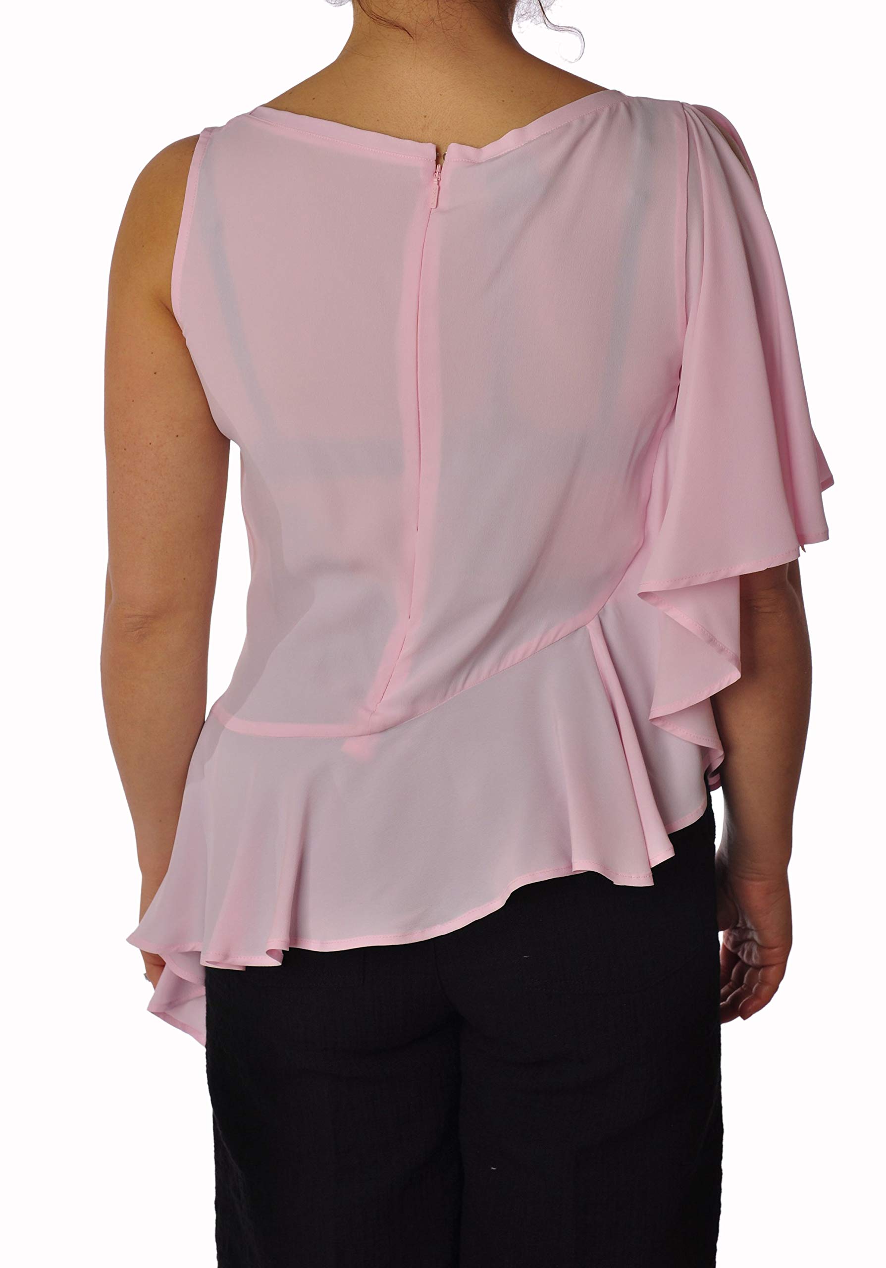 Pinko Top Blusa PALANZANO-Top con Rouches P39Rosa tg