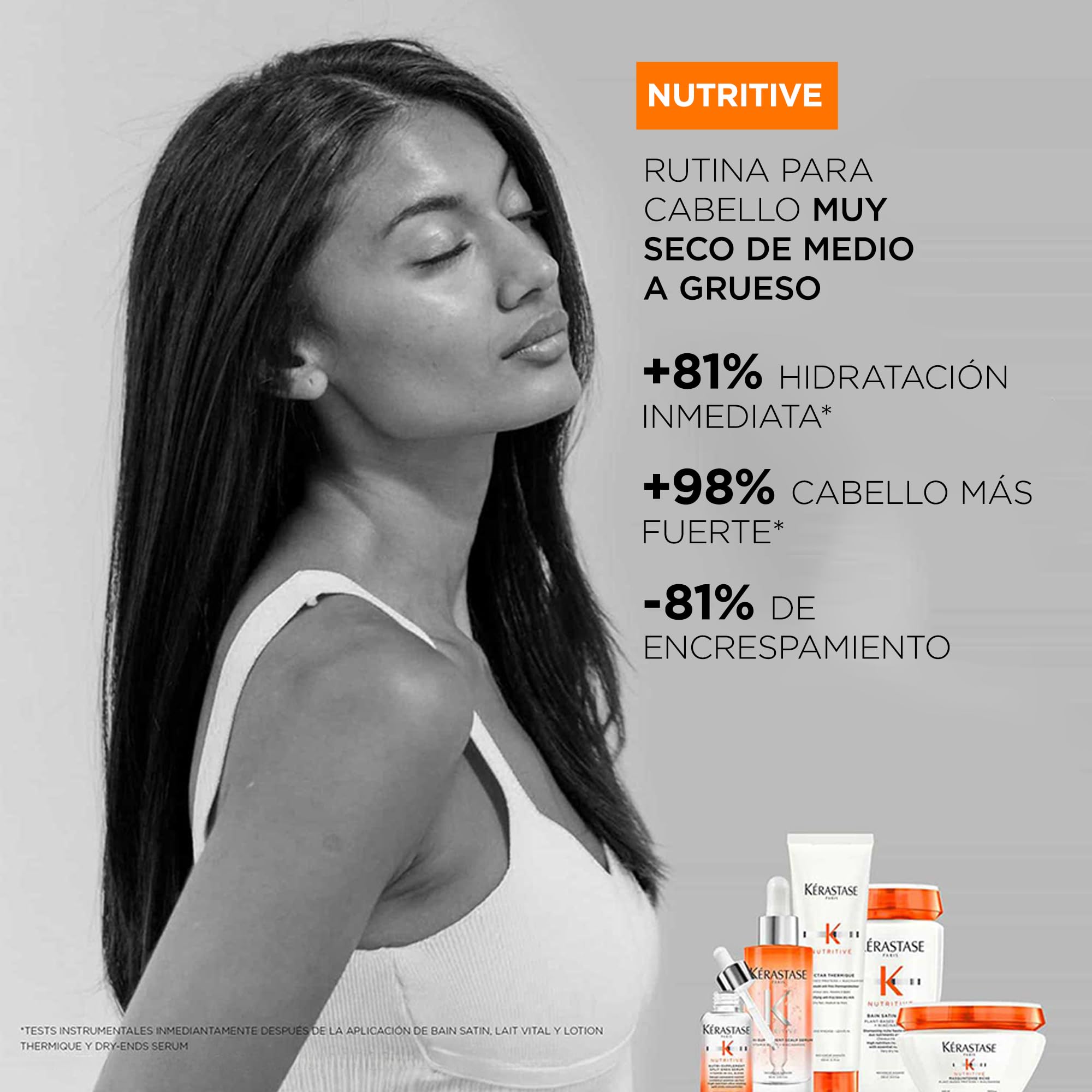 Kérastase Nutritive, Gentle Hydrating Shampoo for Dry Hair Nourishing Protein Formula with Niacinamide, Moisturises - Image 3