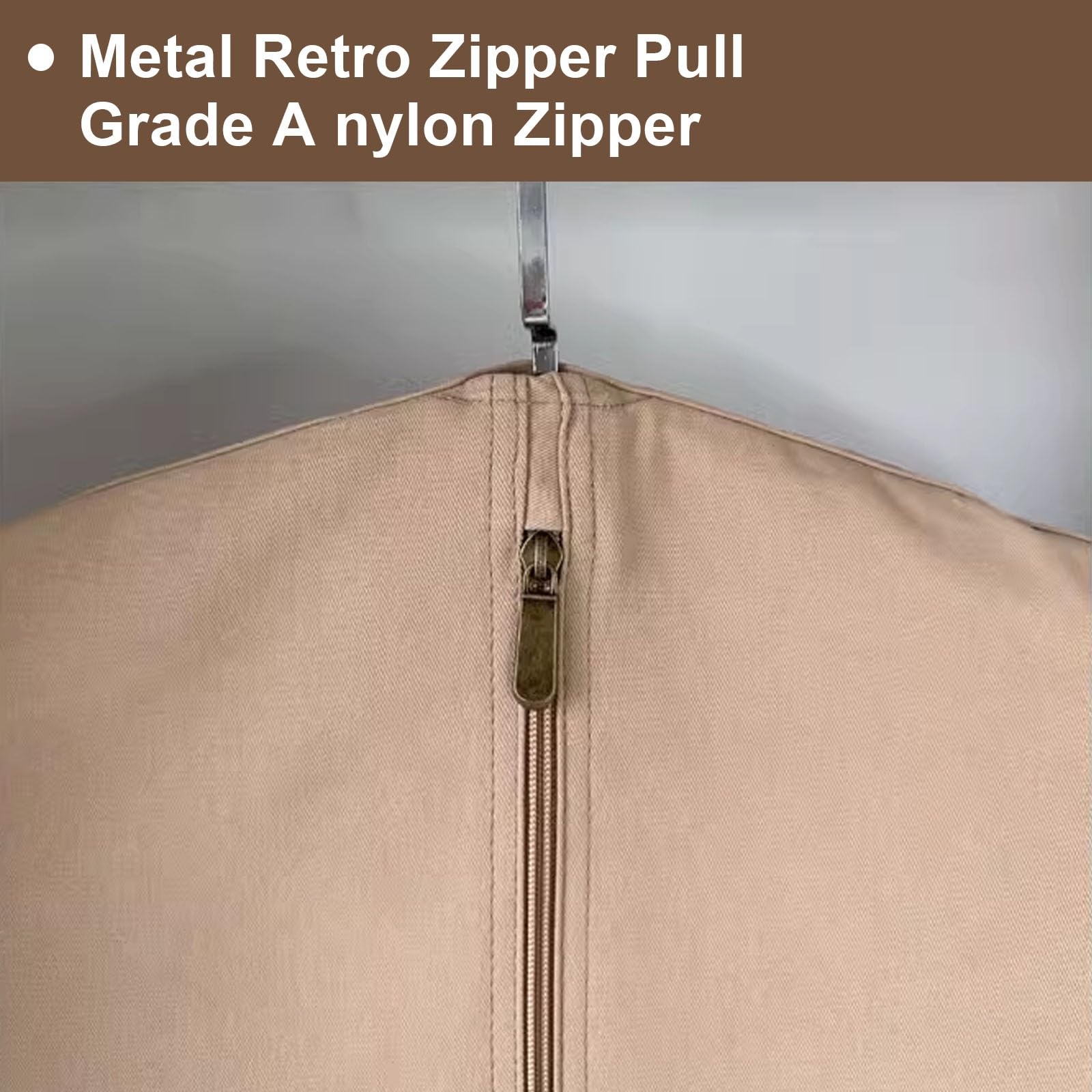 Bolsas de ropa para almacenamiento de ropa, protectores de tela de algodón para chaquetas, abrigos, suéteres y camisas