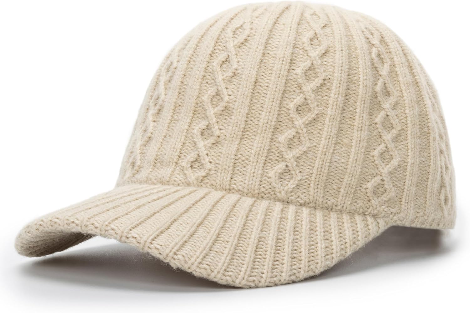 FGSS Women Lamb-Wool Baseball-Cap Winter-Warm-Fleece Adjustable Dad Hat for Travel - Image 7