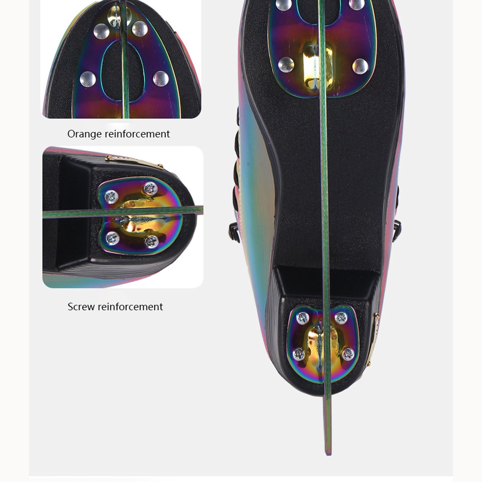 Patins à Glace pour Femme,Patins à Glace Artistiques ,Laçage Classique,Soutien léger,Patins à Glace pour Femmes,Enfants et Jeunes,pour Une Utilisation en extérieur et sur Les patinoires