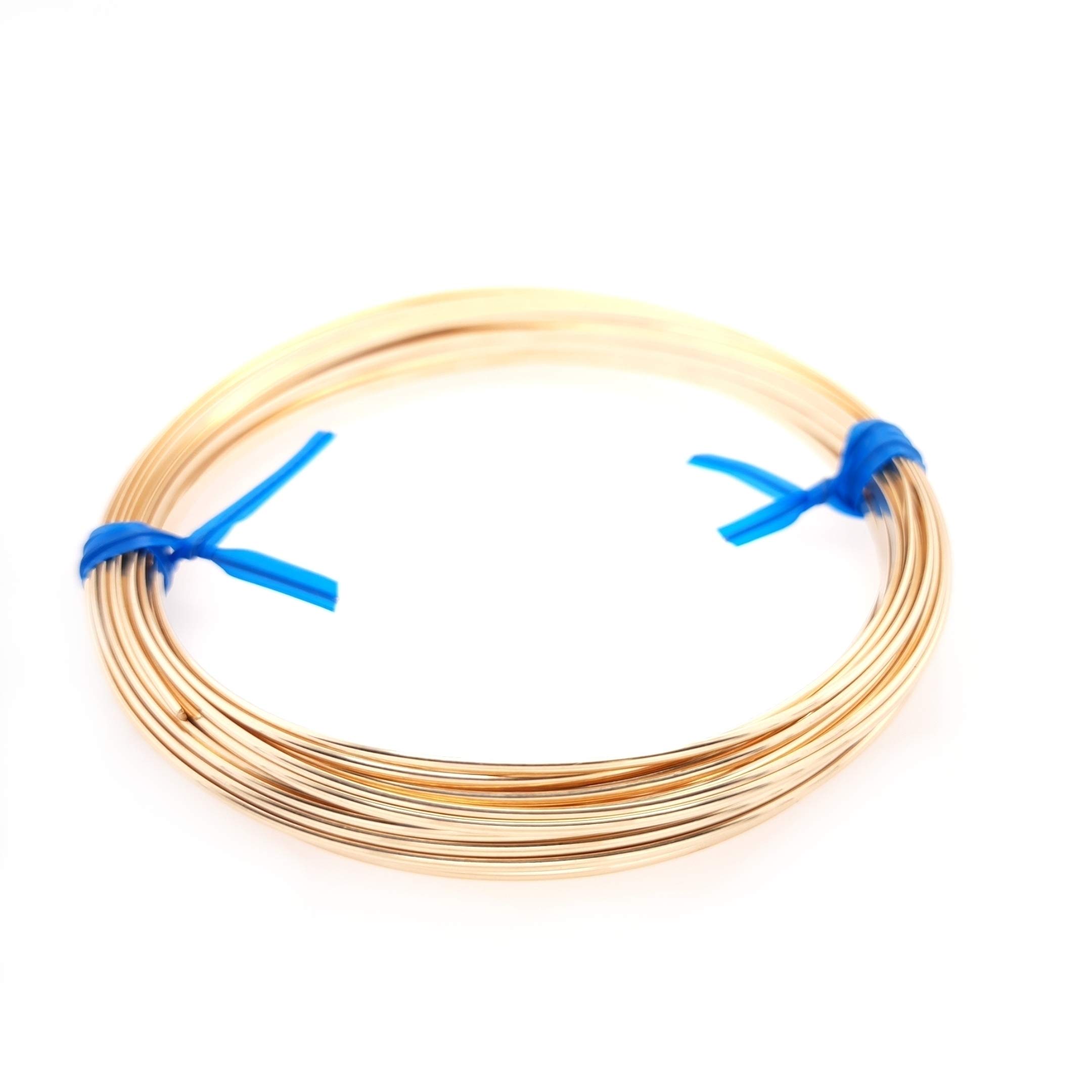 Fil Dead doux semi-circulaire 1,5 m 16 Gauge 14/20 Gold Filled