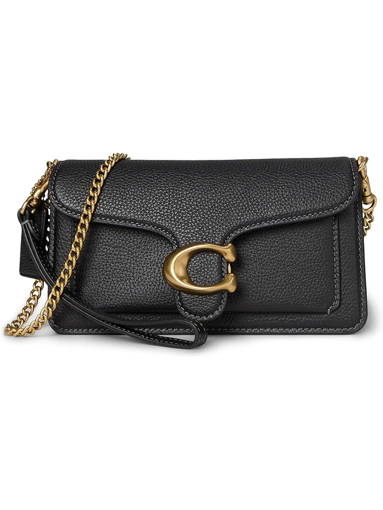 Black COACH Tabby Chain Crossbody Bag 19