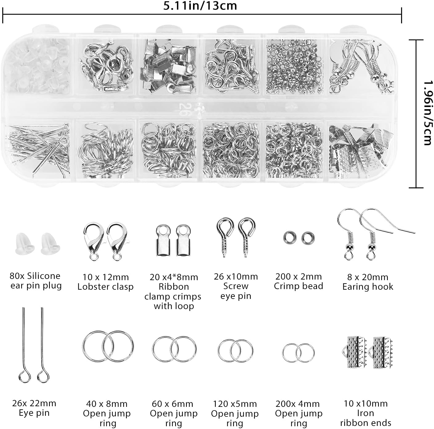 Jewelry Making Supplies Kit, Jewelry Findings Starter Kit - Image 3