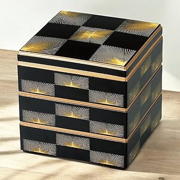 重箱 台付き Amazon.com: ジェイキッチンズ（J-kitchens） J-Kitchens 重箱3