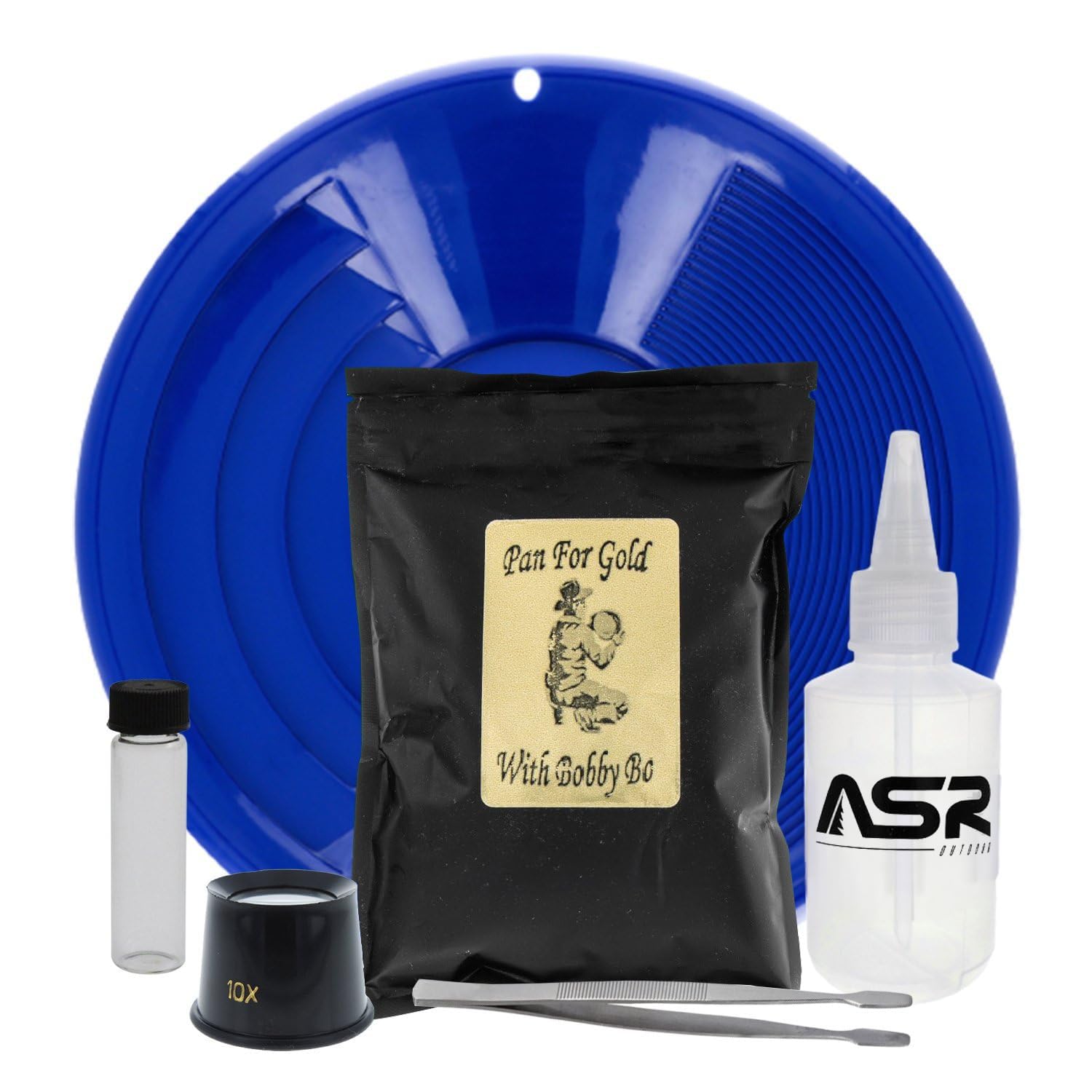 ASR Outdoor 7pc Starter Gold Panning Kit Principiante Equipo de Prospección con Paydirt Verde ASR Outdoor 7pc Starter Gold Panning Kit Principiante Equipo de Prospección con Paydirt Verde