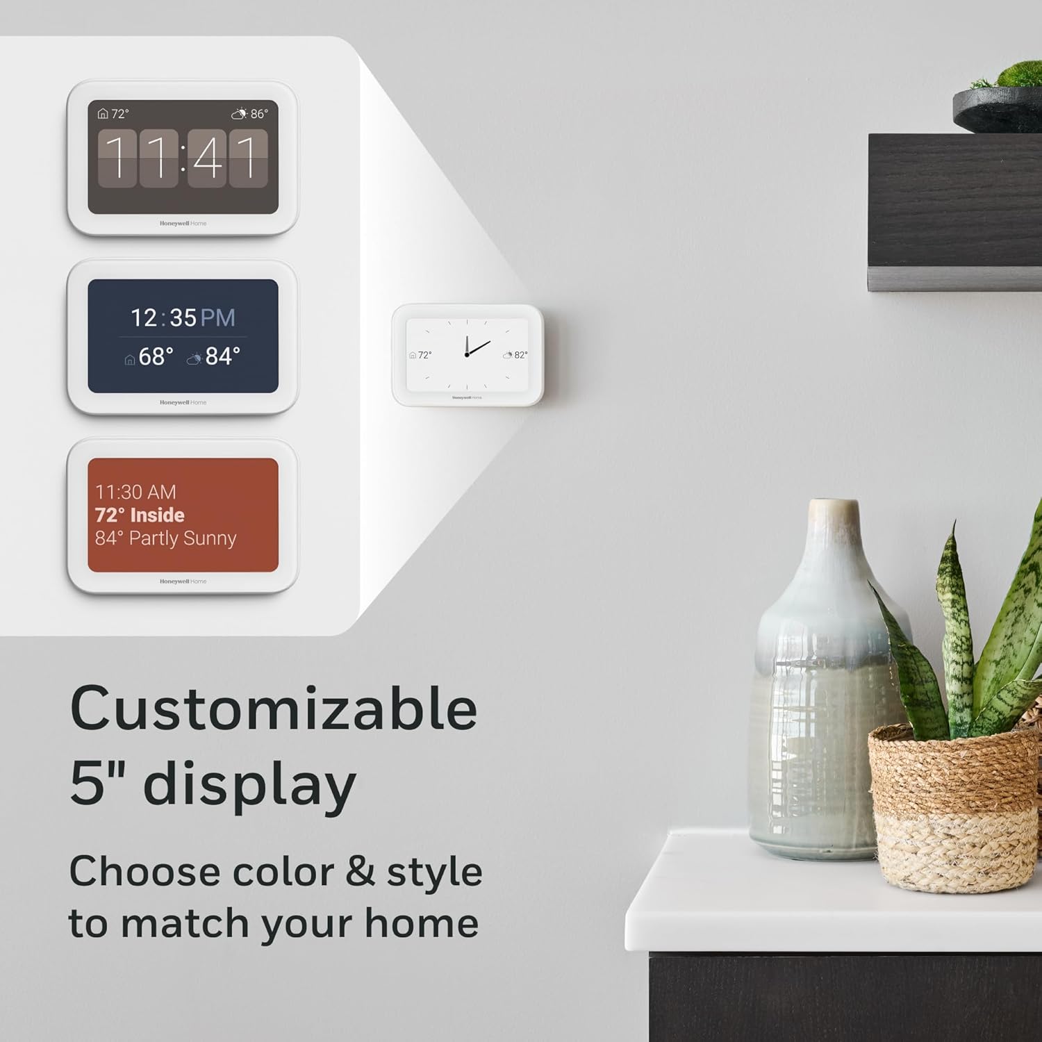 Customizable display options for Honeywell Home X8S Smart Thermostat