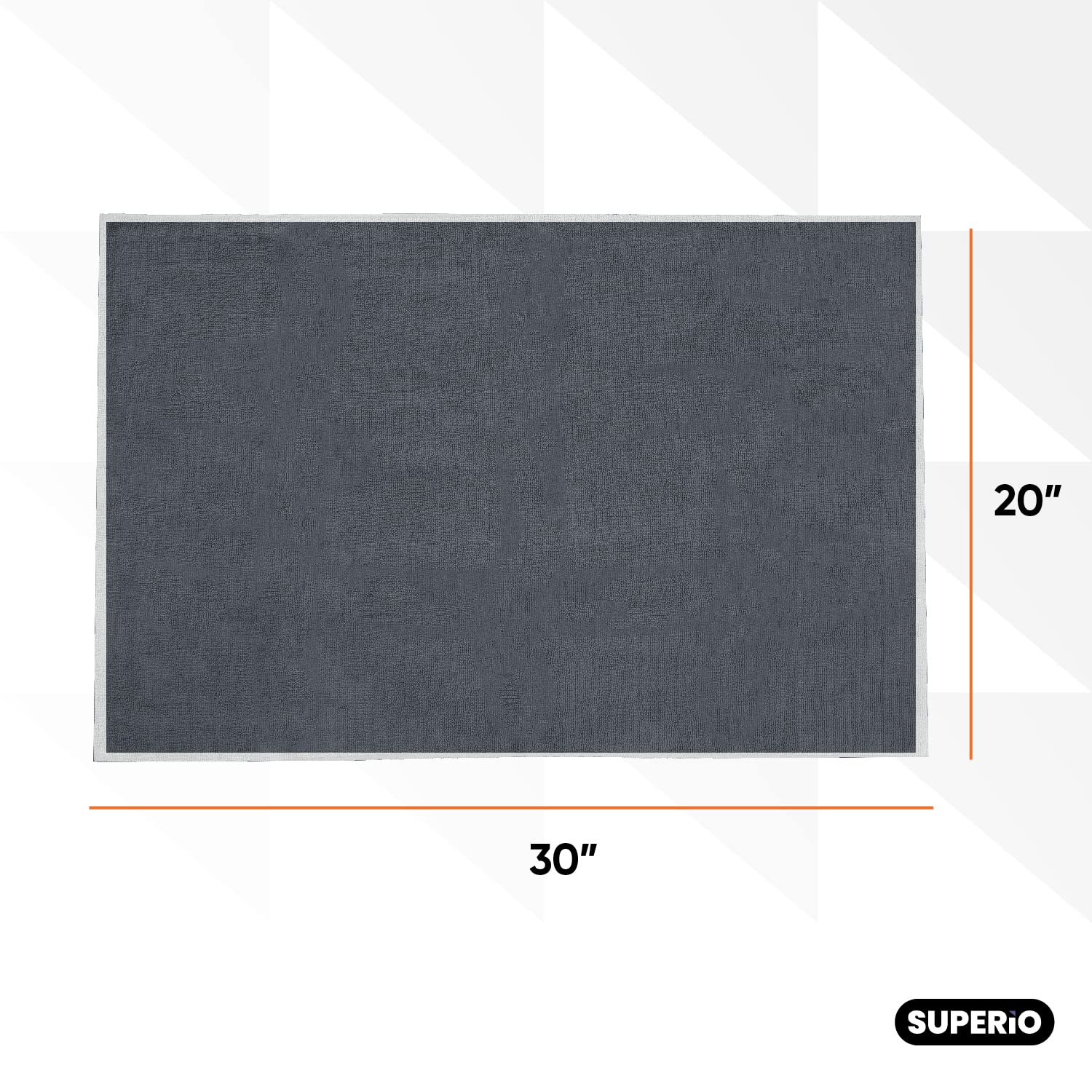 Paño de limpieza de microfibra grande para pisos de 20 x 30 pulgadas, toallas de limpieza milagro para lavar pisos y otras superficies, uso doméstico y comercial, sin arañazos y pelusas, paquete de 2