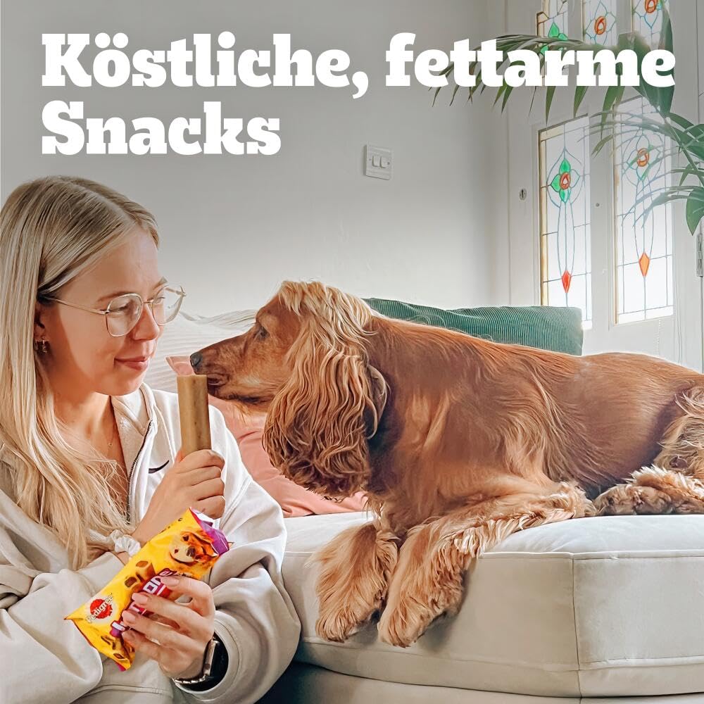 Pedigree Jumbone Riesenknochen Mittelgroß Rind & Geflügel Geschmack Hundesnack 12 x 2 Stück