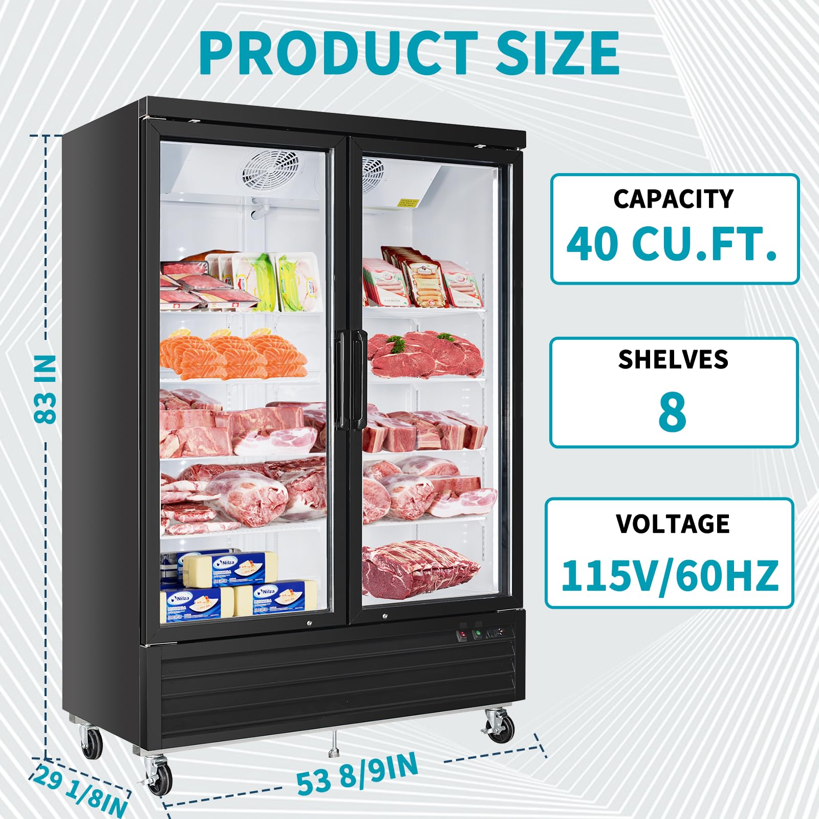 True Manufacturing TUC-27F-HC Freezer, Undercounter, Reach-In