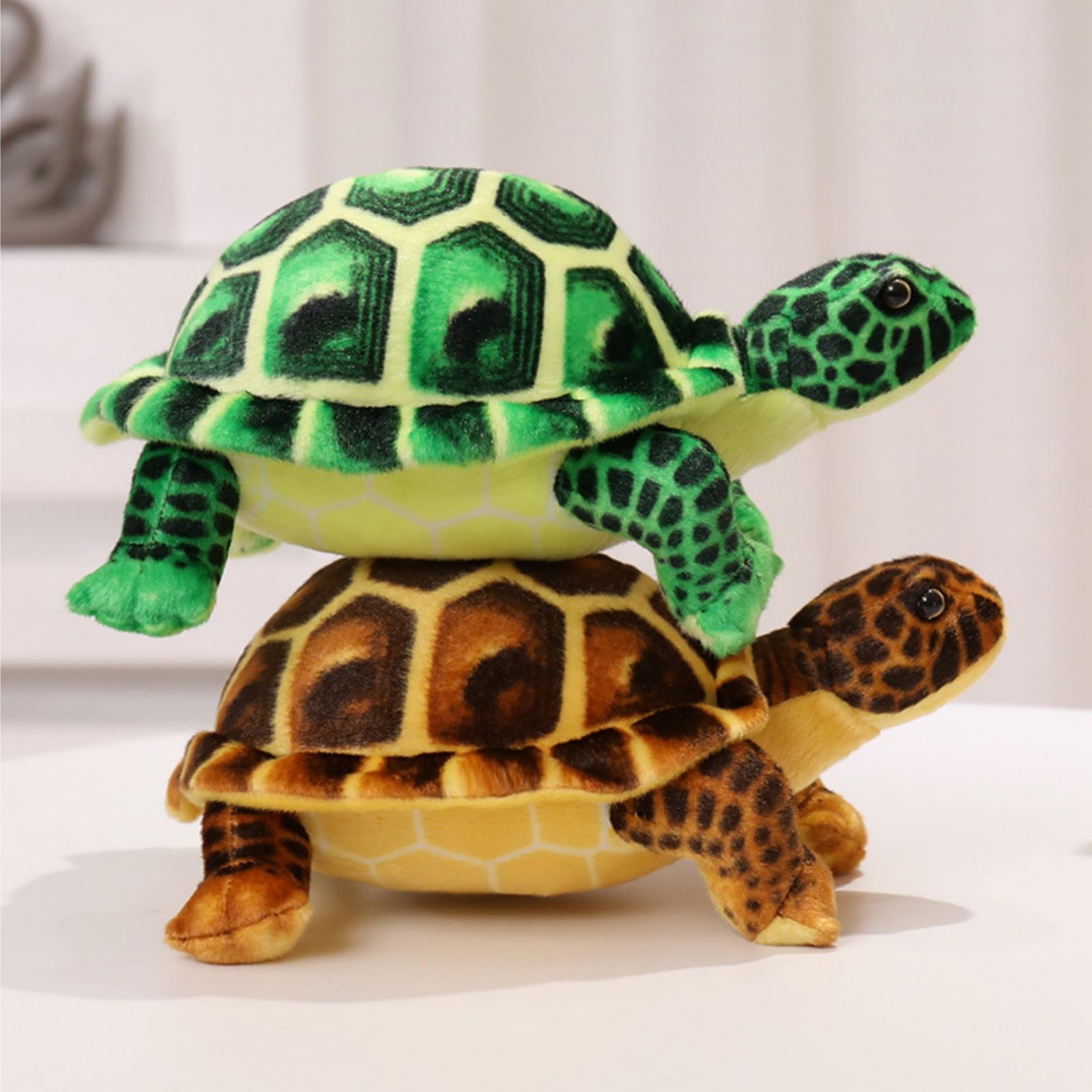 OUKEYI Turtle Plush Stuffed Animal Toy,ortoise Plush Pillow, Cute Plush Toys Gifts for Kids & Adults 30cm (green) - Image 3