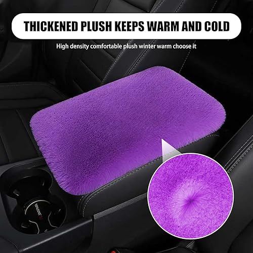 Miniatura 5 de 1 funda para consola central de automóvil, 11.8 x 7.8 pulgadas, protector esponjoso para reposabrazos de vehículo con tira de tela, accesorios de