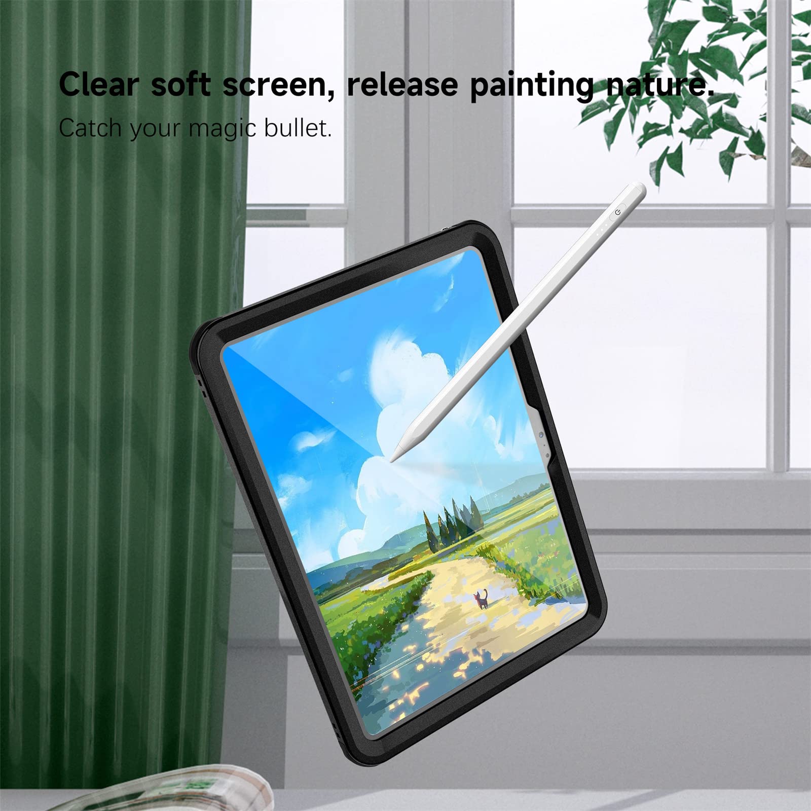 Funda Impermeable para iPad de 10.ª generación (10,9 Pulgadas, versión 2022), IP68 Resistente al Agua, protección Completa de 360 Grados, Funda a Prueba de caídas a Prueba de Golpes