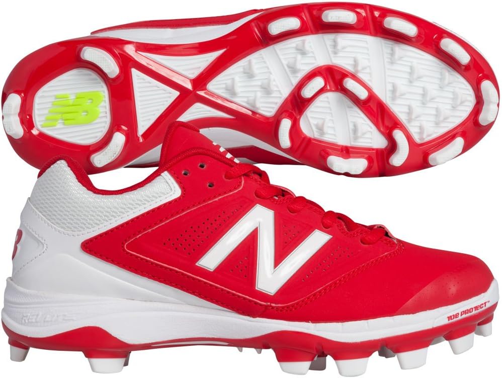 New Balance Women's SP4040R1, RED/White, 7.5 B US - Image 2