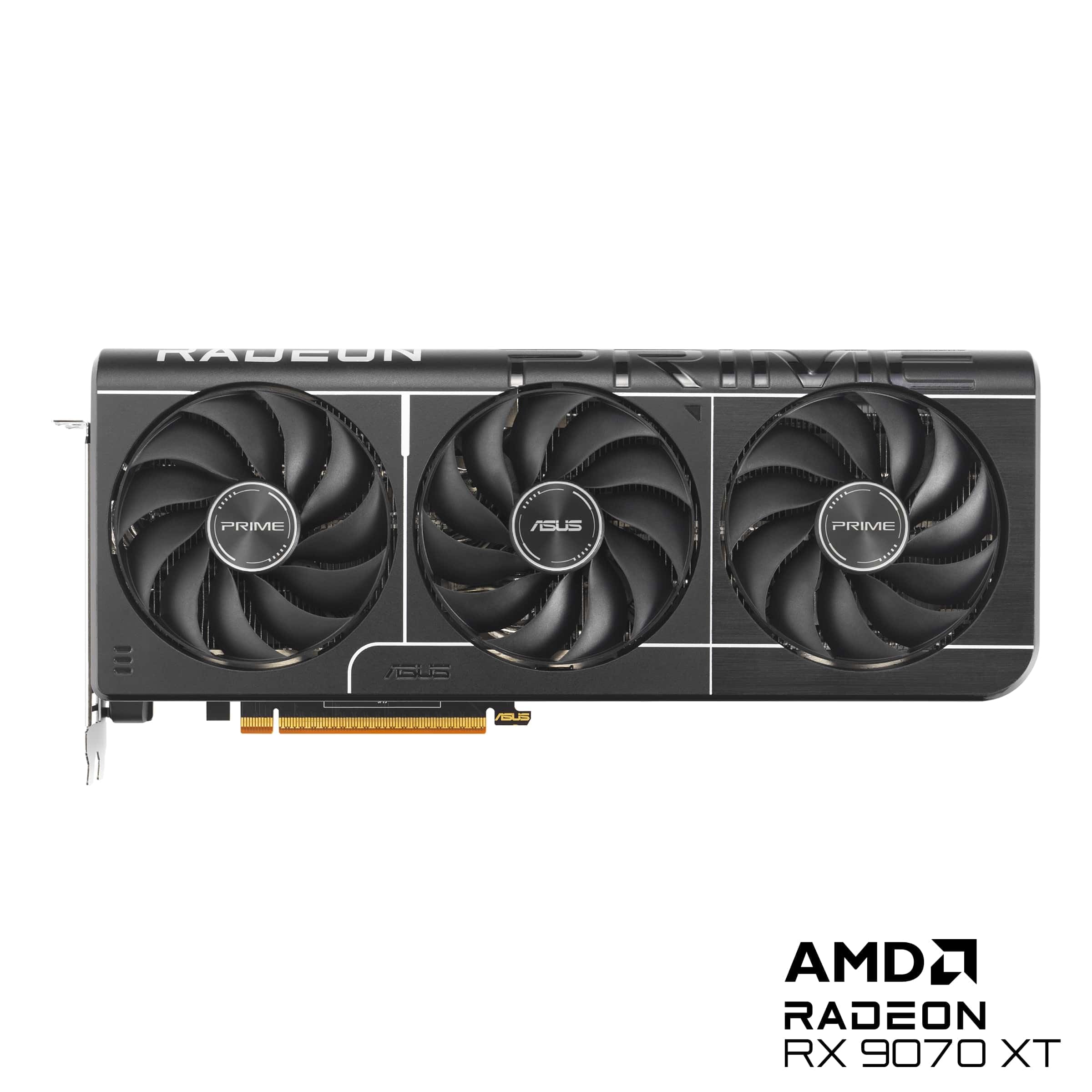 ASUS PRIME RX 9070 XT OC Edition Scheda Grafica 16 GB GDDR6 256 Bit PCIe 5.0 HDMI 2.1 DisplayPort 2.1 Nero