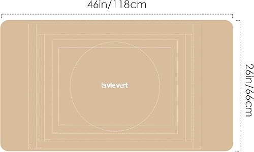 Miniatura 3 de LAVIEVERT Tapete enrollable para rompecabezas de neopreno de doble cara, protector de tablero de rompecabezas portátil con línea auxiliar y bolsa de