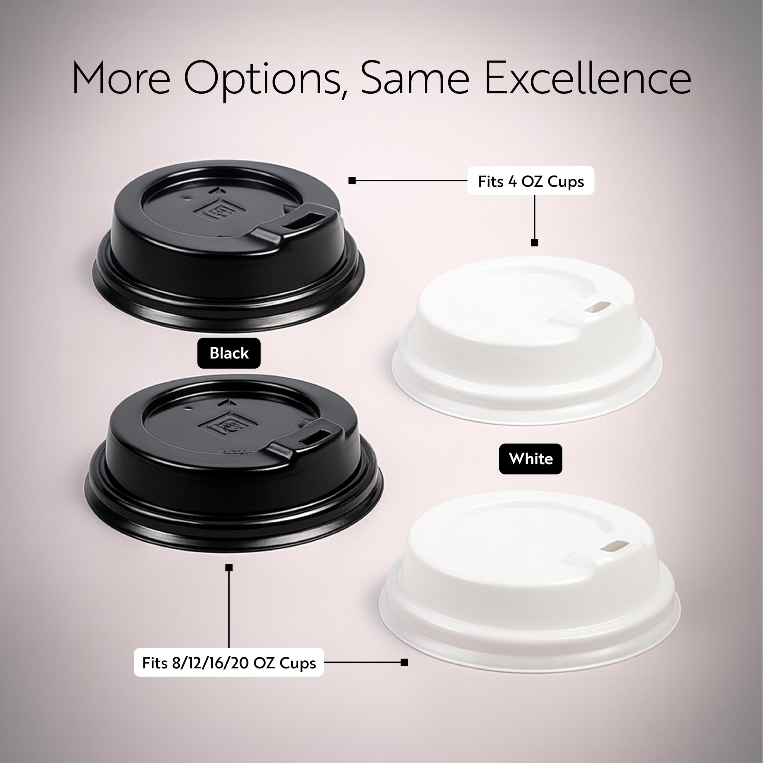 Amazon.com: Restaurantware-LIDS ONLY: 500-CT Disposable Black Lid for 4-OZ  Coffee and Tea Cups: Perfect for Coffee Shops, Juice Shops, and Restaurant  take out - Recyclable Polystyrene Cup Lid : Health & Household