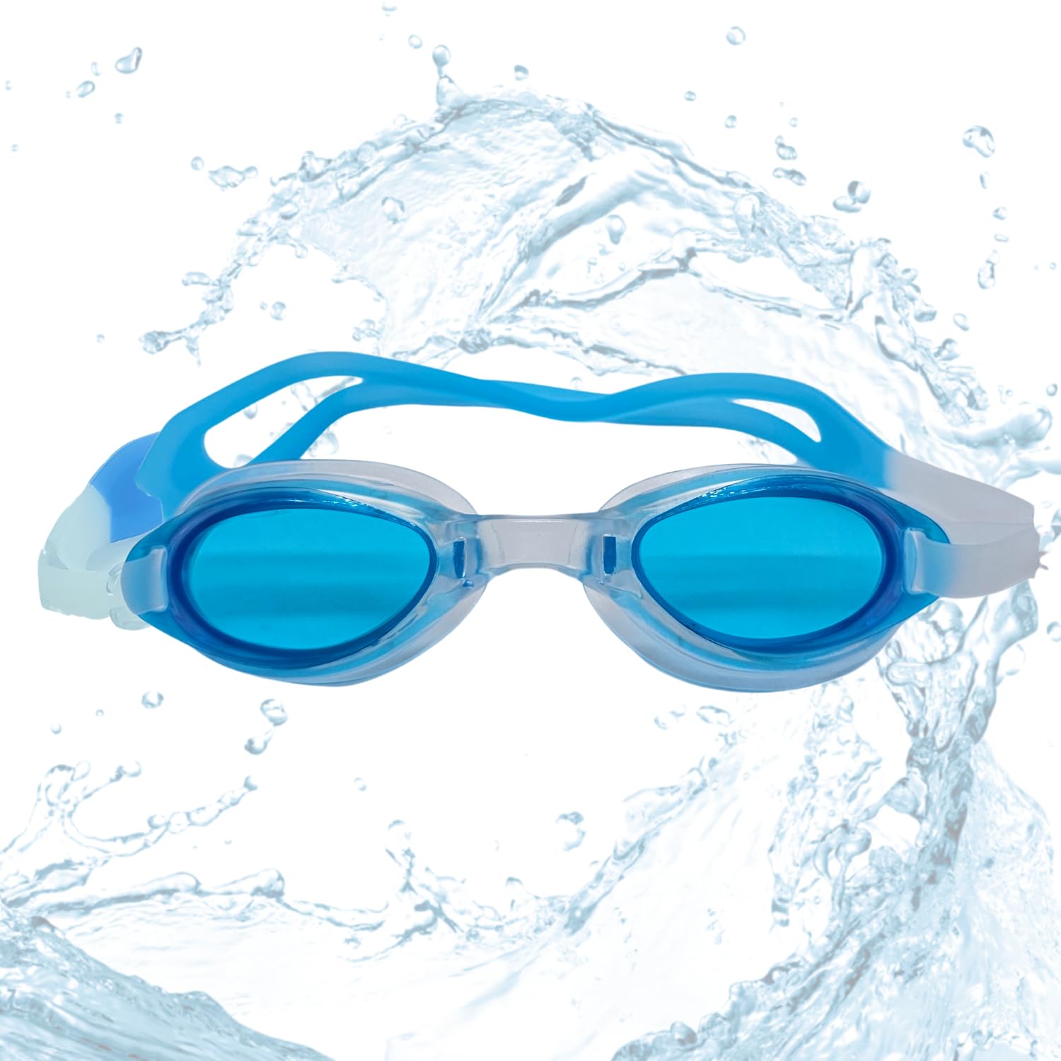 KARBD Swimming Goggles Kiddos Swimming Pool Water Sports Anti Fog No Leak Swim Eyes UV Ray Protection Glasses for Children Junior Kids Boys Girls 5 to 15 Years Age (Kids Size, Light Blue) (B0CFV197LF) Amazon Price History, Amazon Price Tracker