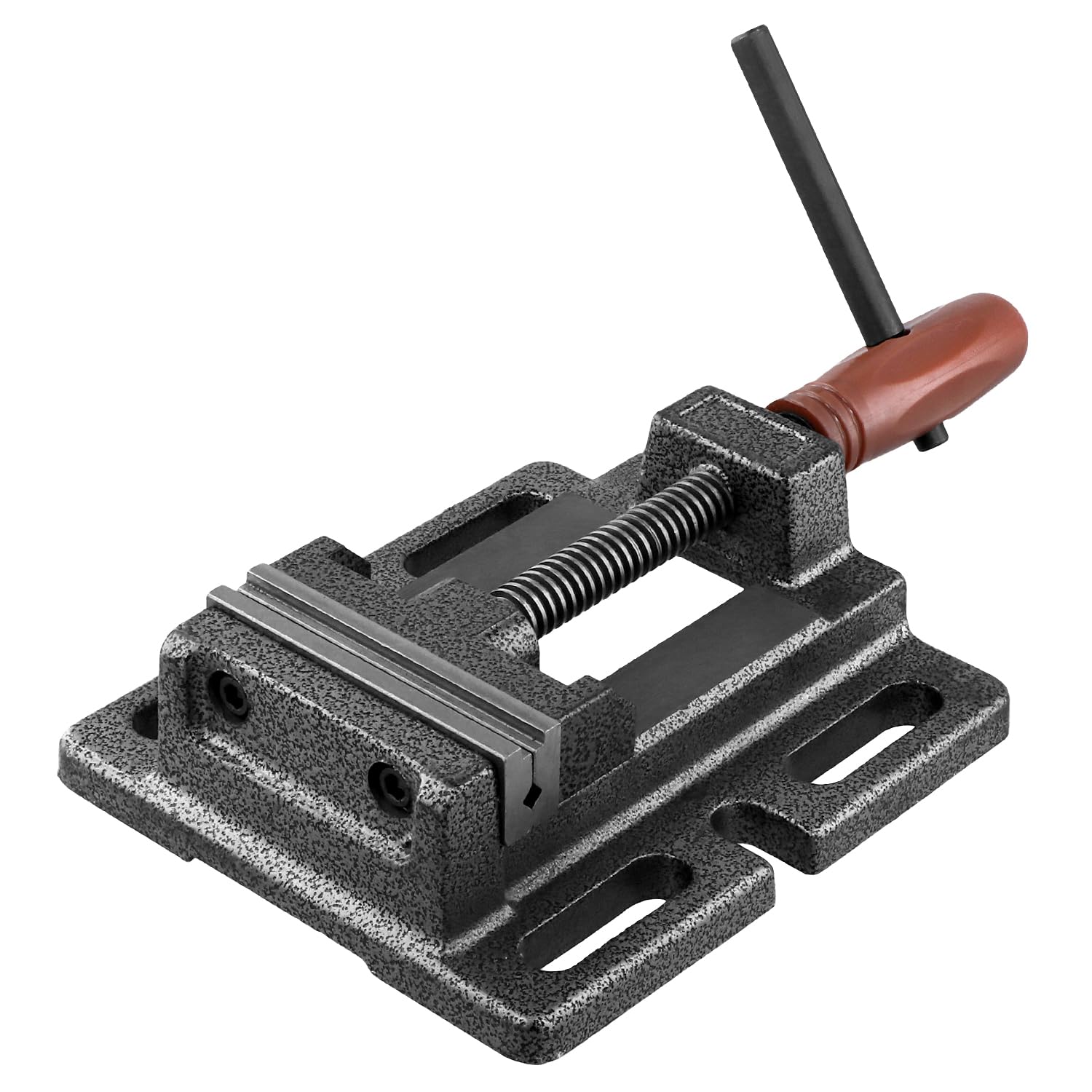 QWORK® Étau Perceuse Colonne, Étau Largeur de Mâchoire 80 mm, Machine
