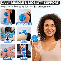 Vista 2 de Lure Essentials Sculpt Silicone ahuecamiento Theapy Set Anti Celulitis Copa Massager, succión al vacío para drenaje linfático