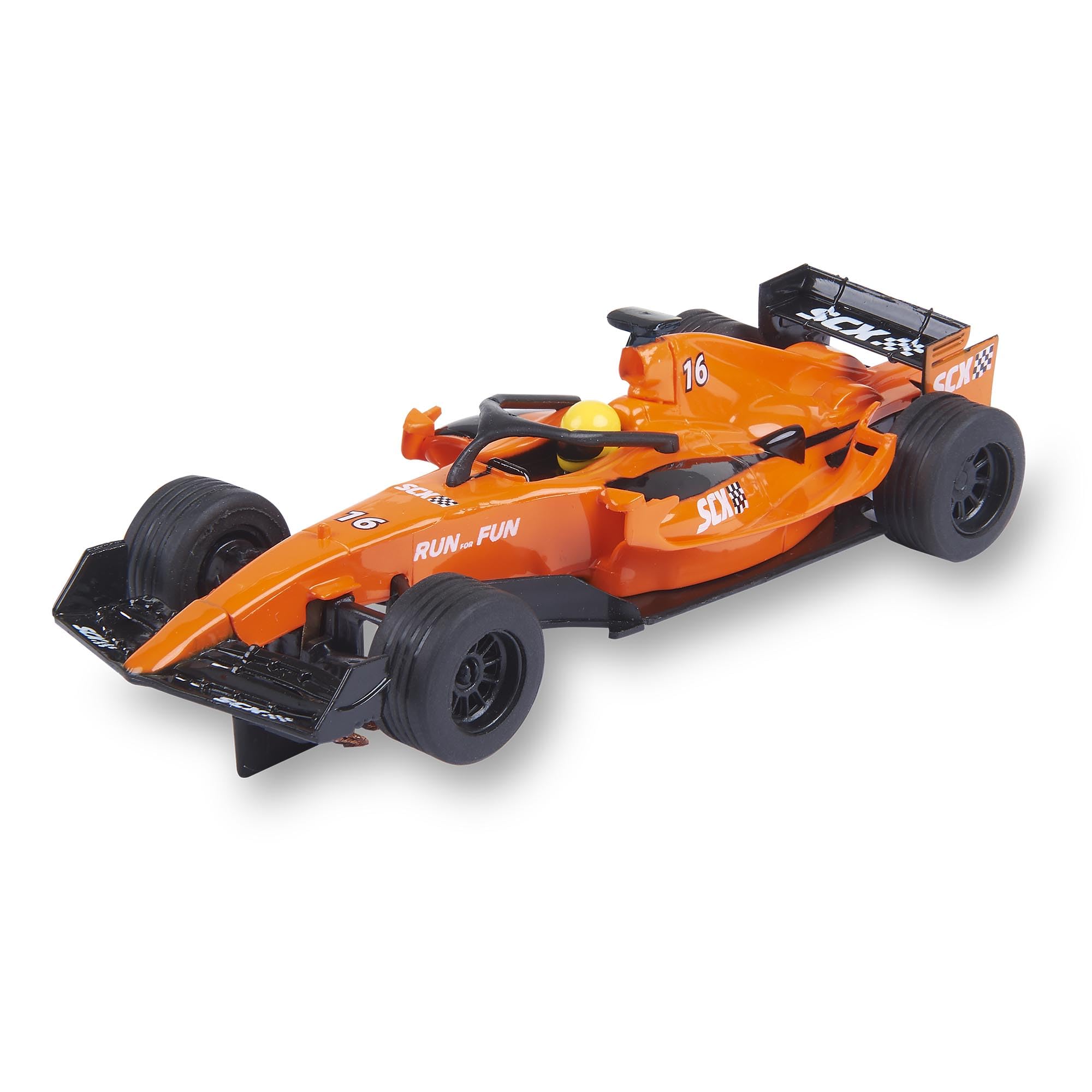 SCALEXTRIC - Compact Racing Vehicle - Slot Car - Scale 1:43 (Formula 1 - Orange)