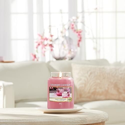 Miniatura 7 de Yankee Candle Vela perfumada  Vela en tarro grande de sake de ciruela dulce  Colección Sakura Blossom Festival  Tiempo de combustión hasta 150 horas