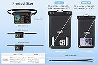 Vista 3 de AiRunTech Paquete combinado de equipo impermeable para la playa, protege la cartera del teléfono, objetos de valor para el pasaporte, seguro