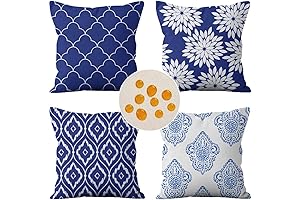 Durable Outdoor Waterproof Pillow Covers for Ample Comfort and Outdoor Style (14x14...