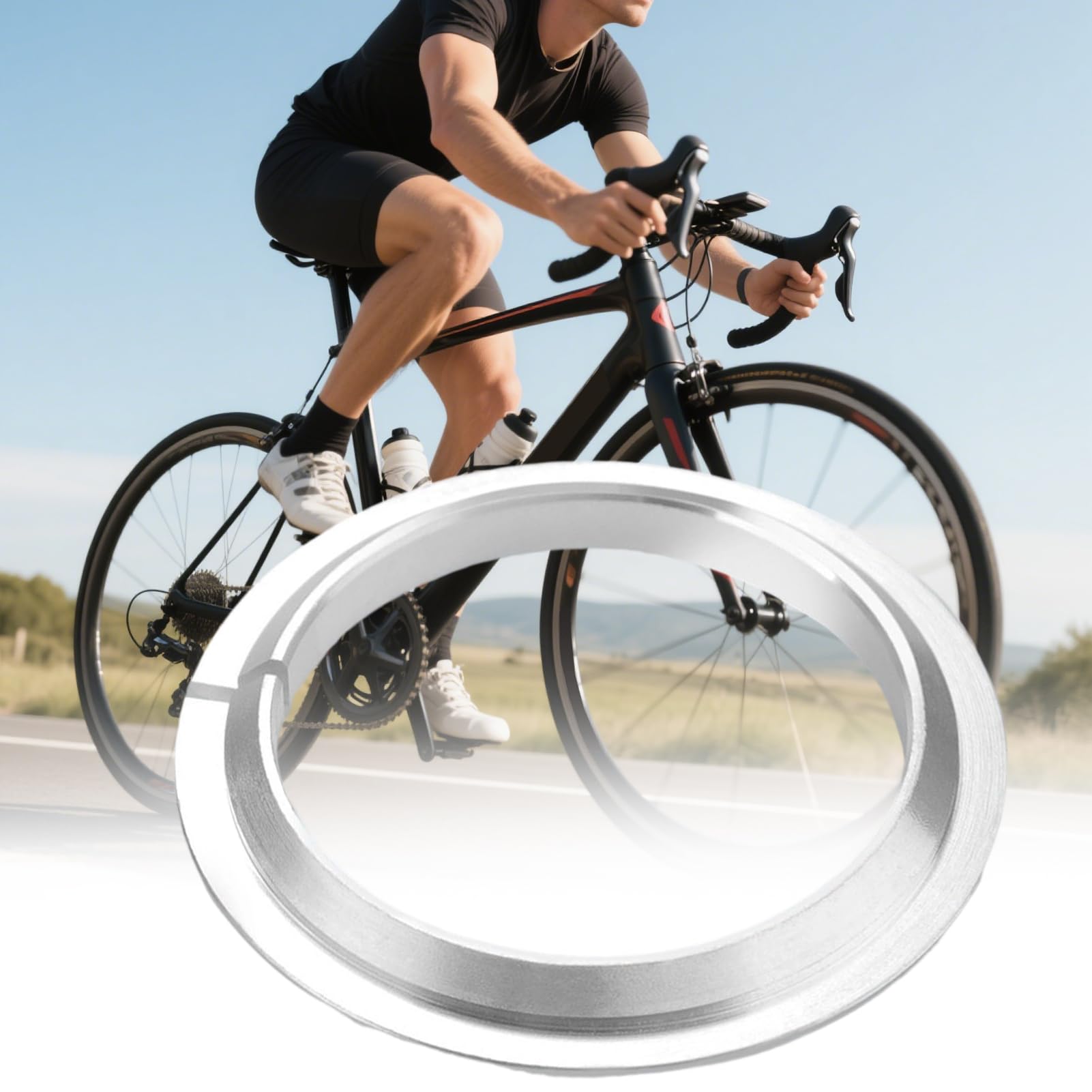 Arandelas De Dirección Para Horquilla - Arandelas De Horquilla - Arandela De Potencia Antidesgaste Para Trail Bicicleta Carretera Desplazamientos
