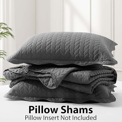 Vista 24 de IR Imperial Rooms - 10 juegos de colcha tamaño individual (68 x 86 pulgadas), para hoteles, habitaciones de huéspedes, colchas ligeras reversibles